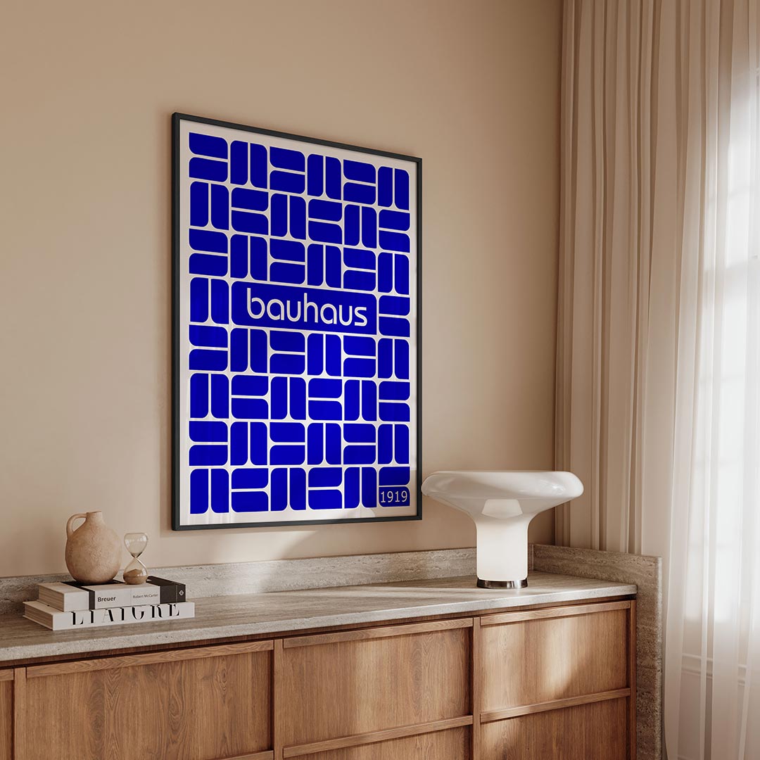 Vormritme en kleur Poster
