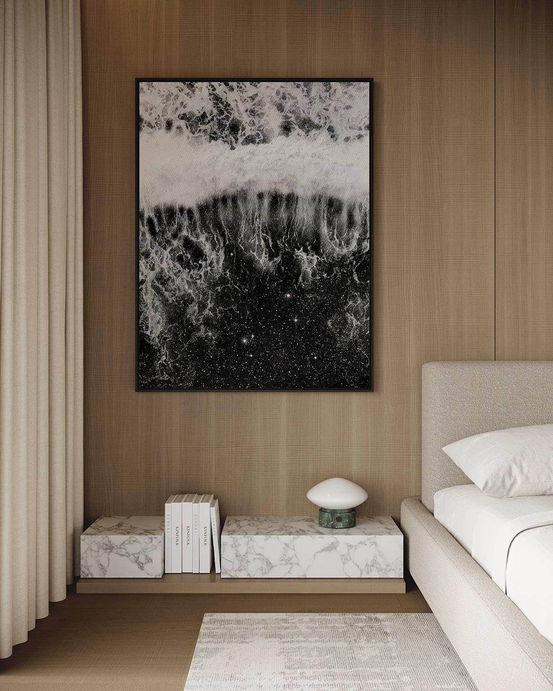 Kosmische golf Kunstwerk