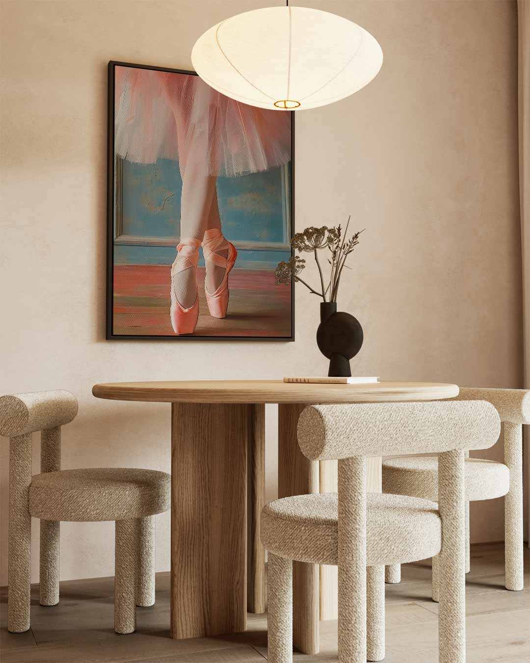 Elegantie in Ballet Kunstwerk-canvas-dibond-plexiglas-wanddecoratie-WallArtistic