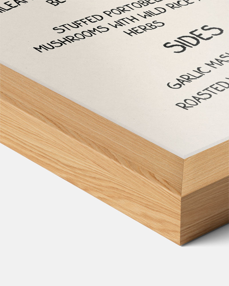 Sunday Brunch Menu Poster-WallArtistic