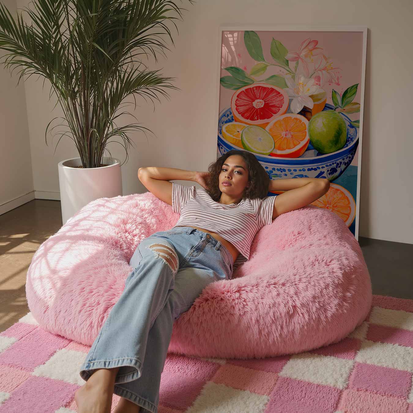 Zomerse Citrusvruchten Kunstposter-WallArtistic