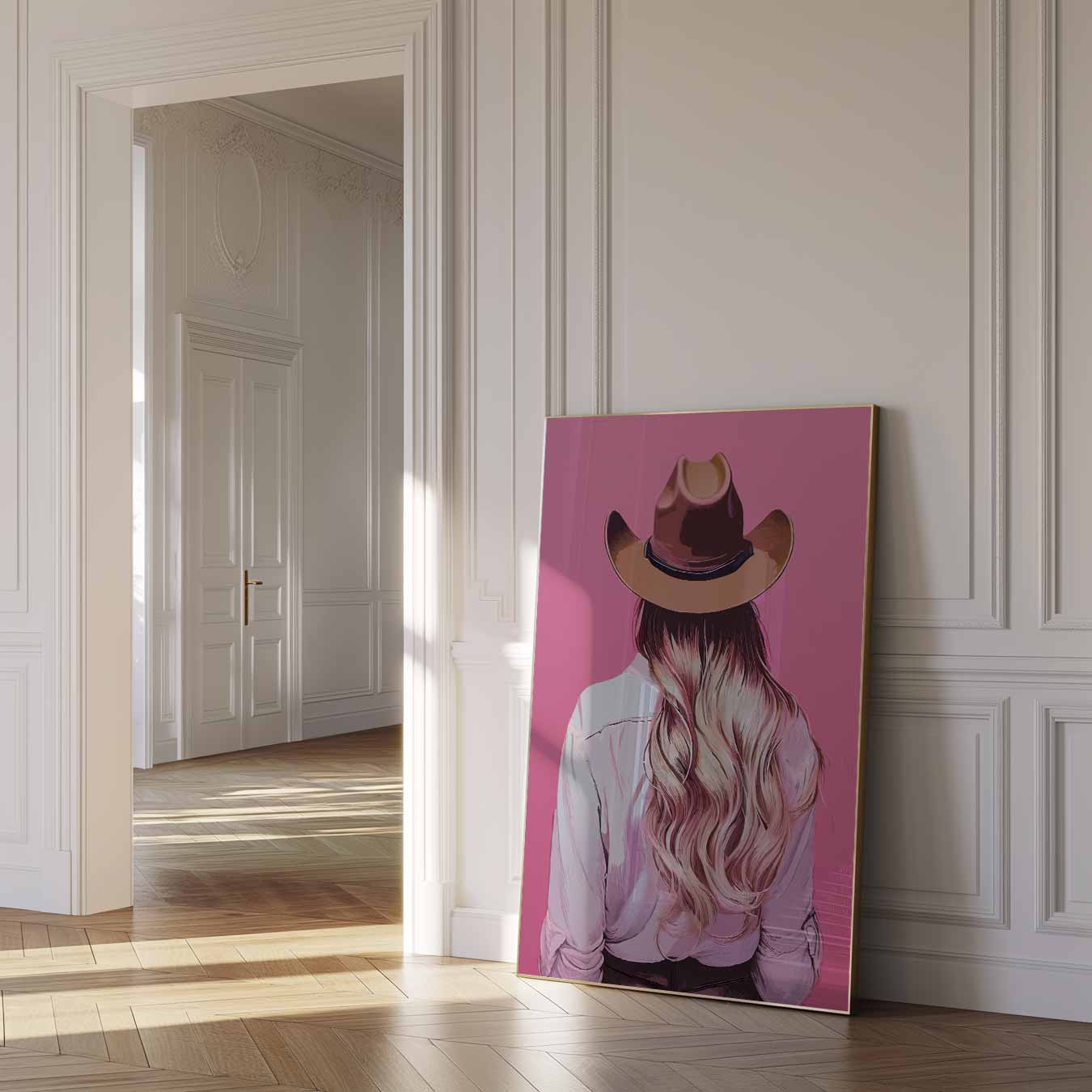 Stijlvolle Cowgirl Poster