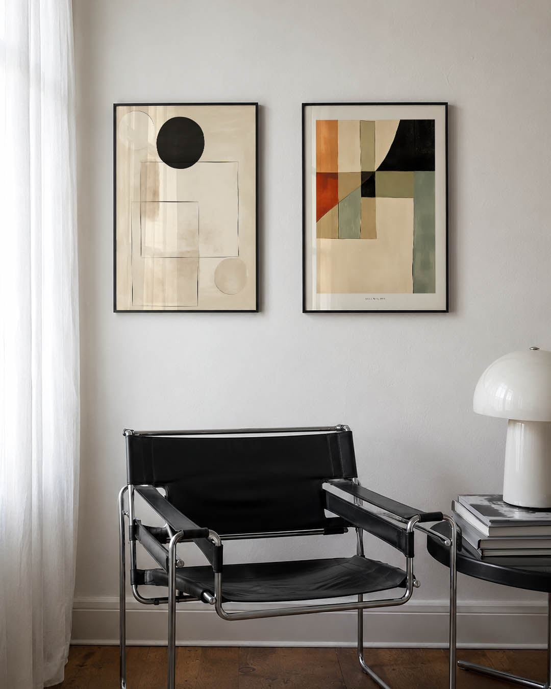 Vormen en vlakte Posterset