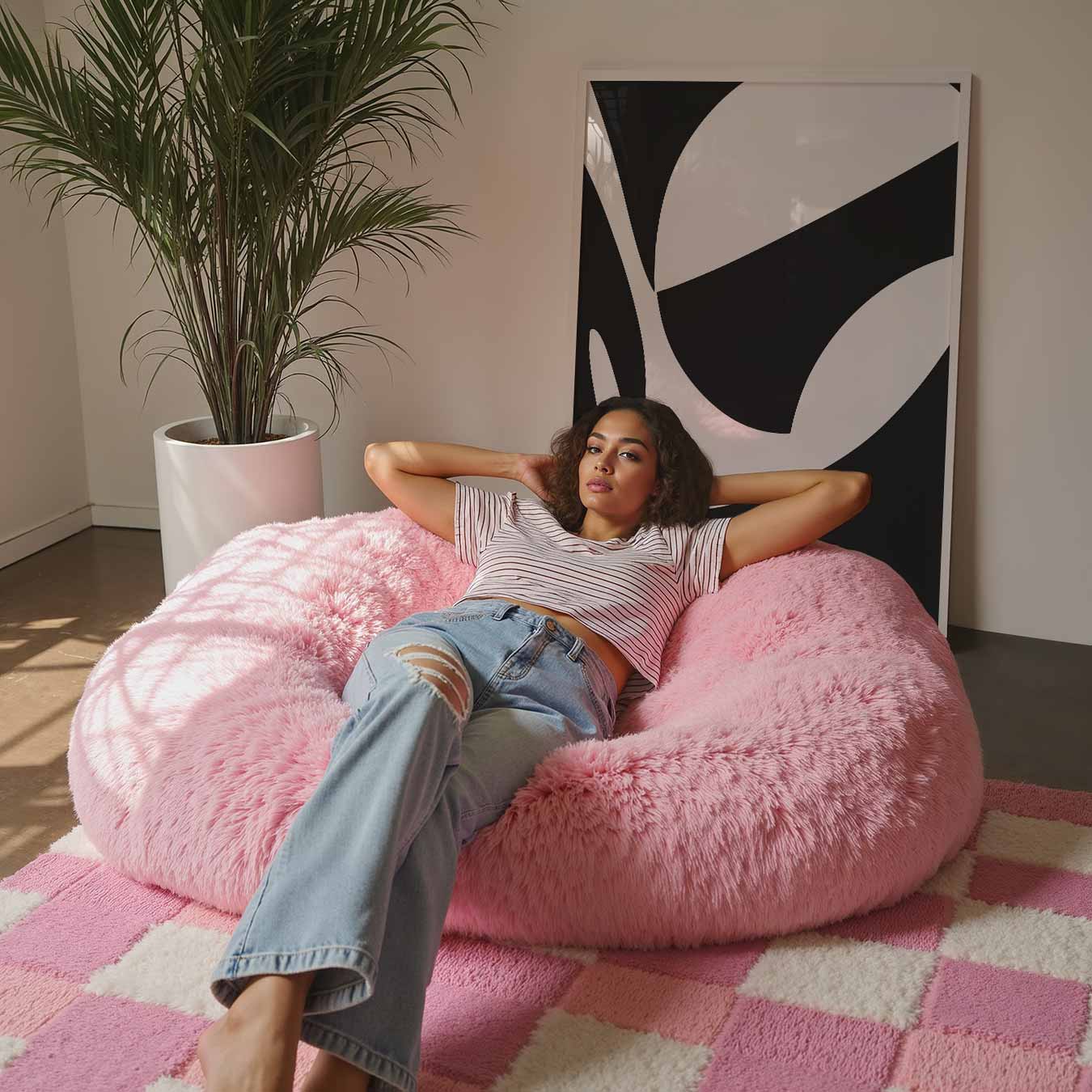 Abstracte Zwart-Wit Kunstposter-WallArtistic