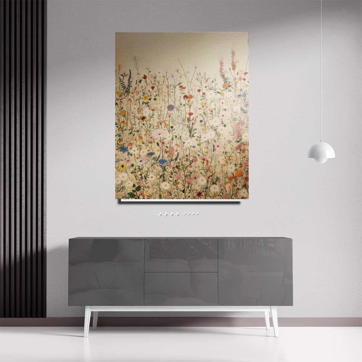 Veld Vol Wildbloemen Kunstwerk-canvas-dibond-plexiglas-wanddecoratie-WallArtistic