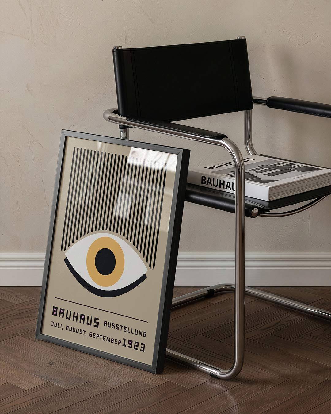 Lijnen en oog Poster