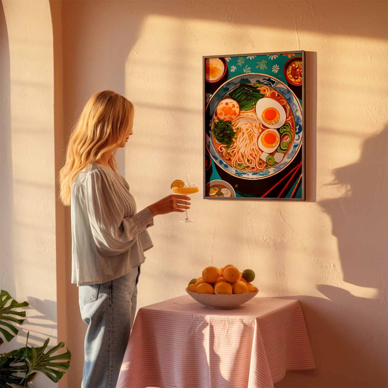Kleurrijke Ramen Poster