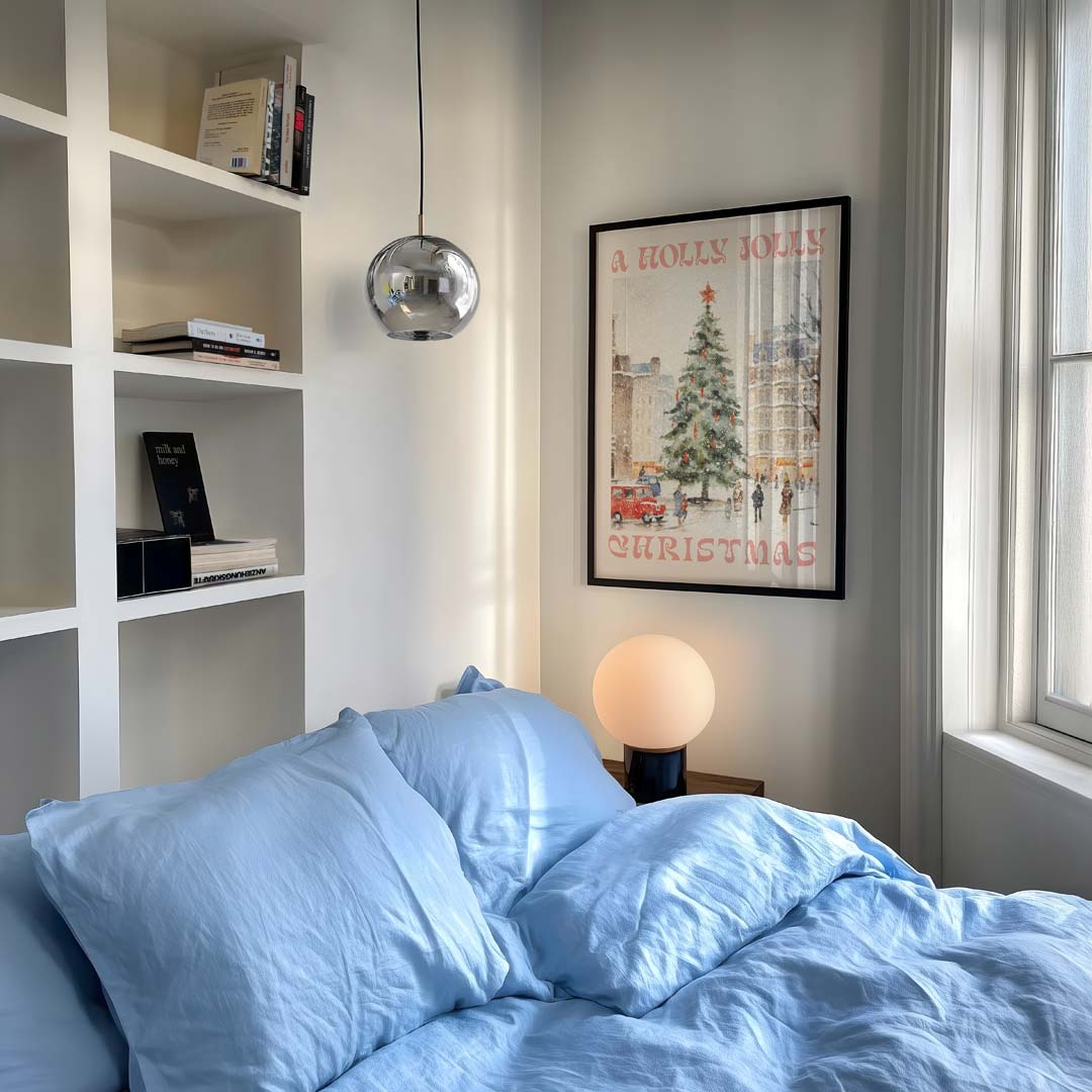 Vintage Kerstmarkt Poster-WallArtistic