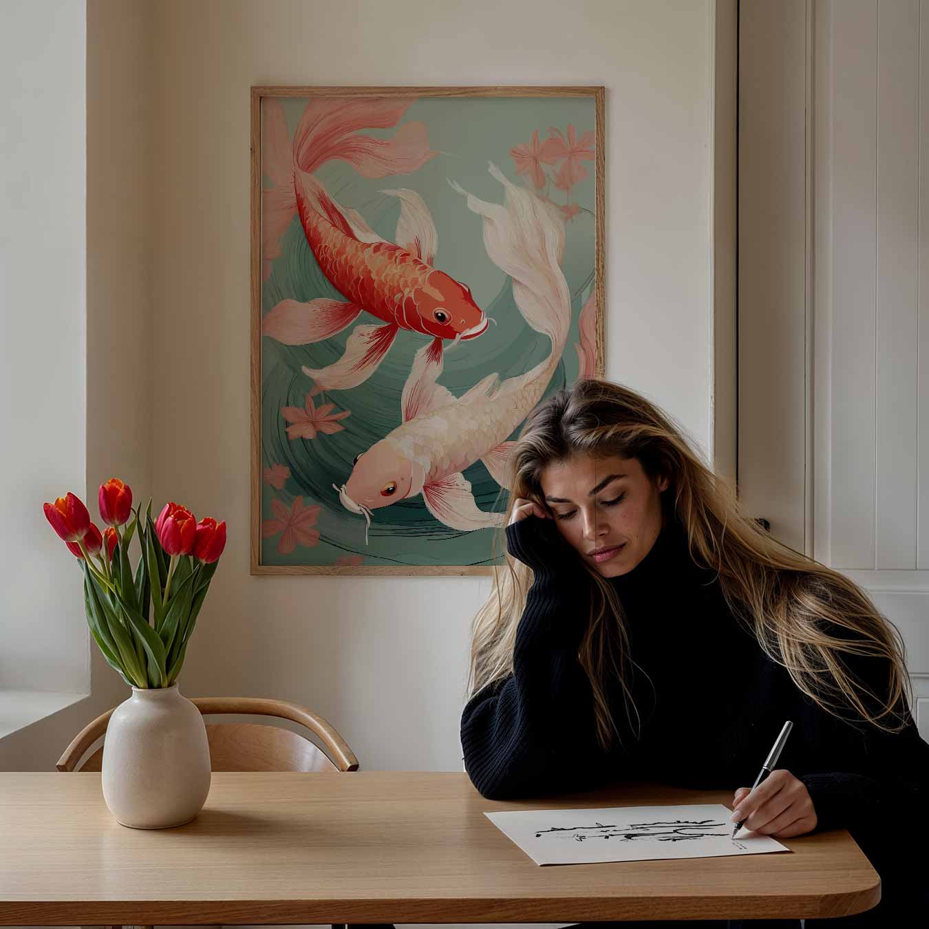 Koi Karper Magie Poster-WallArtistic