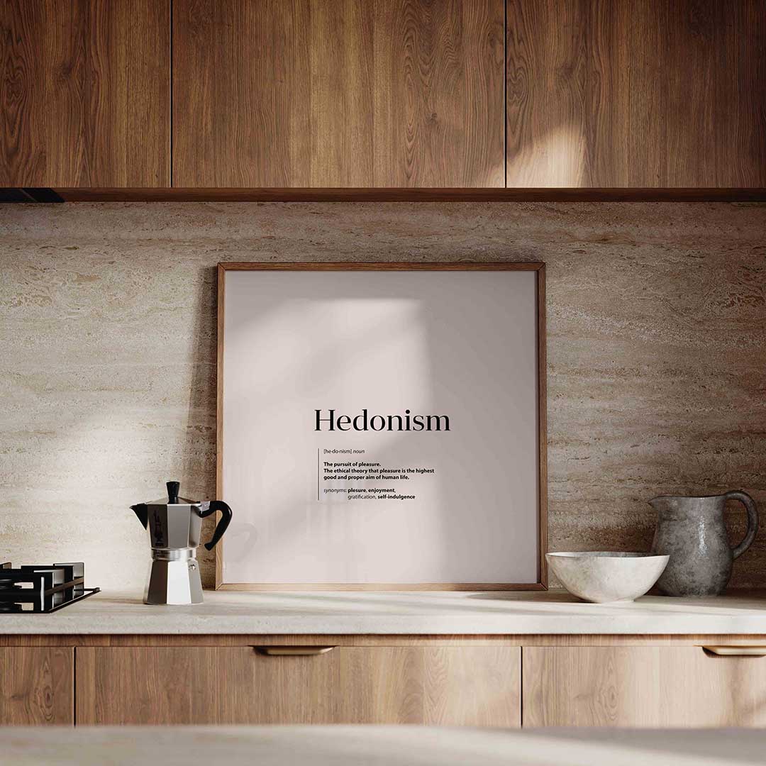 Hedonism definitie Poster