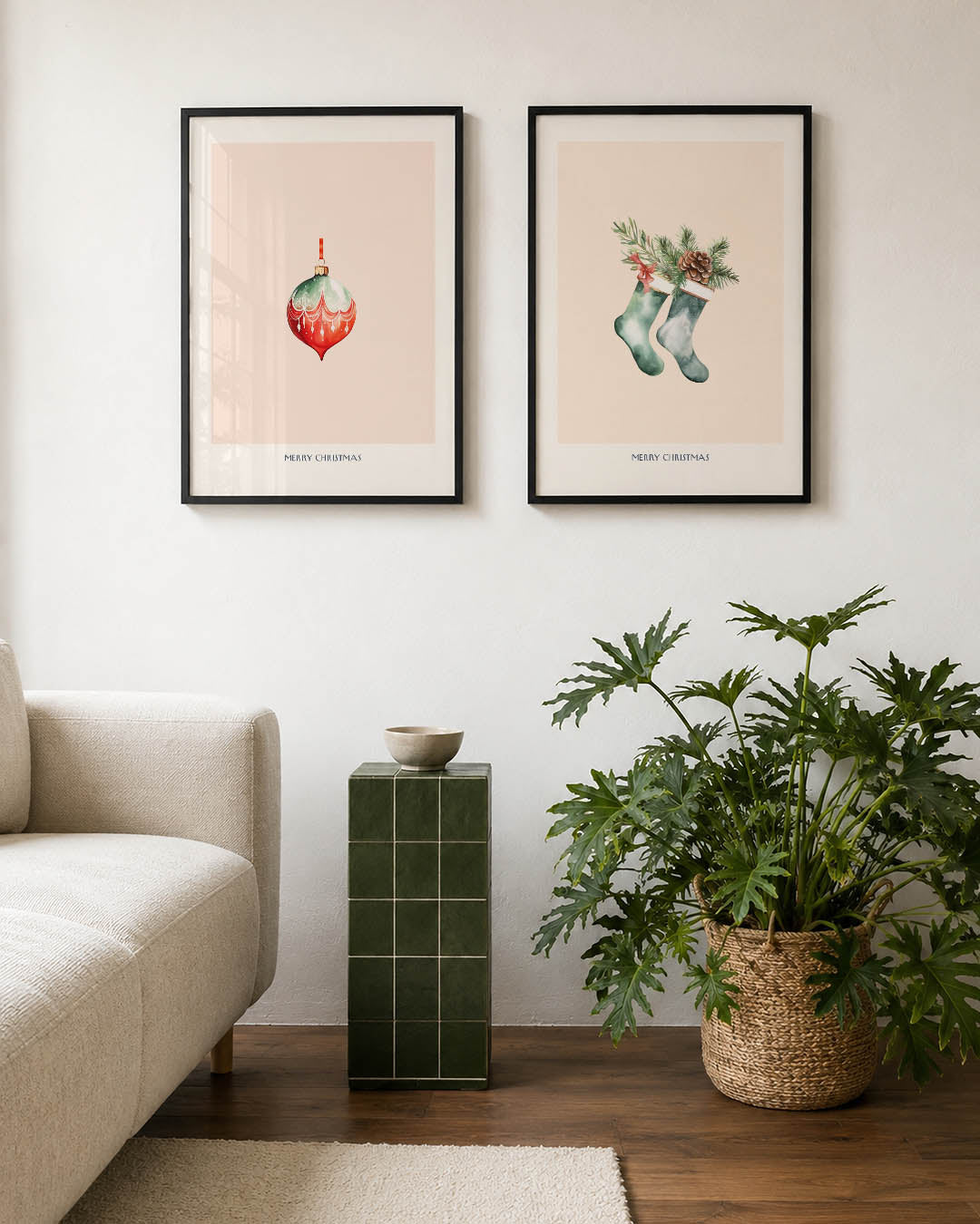Kerstsfeer ornament Posterset