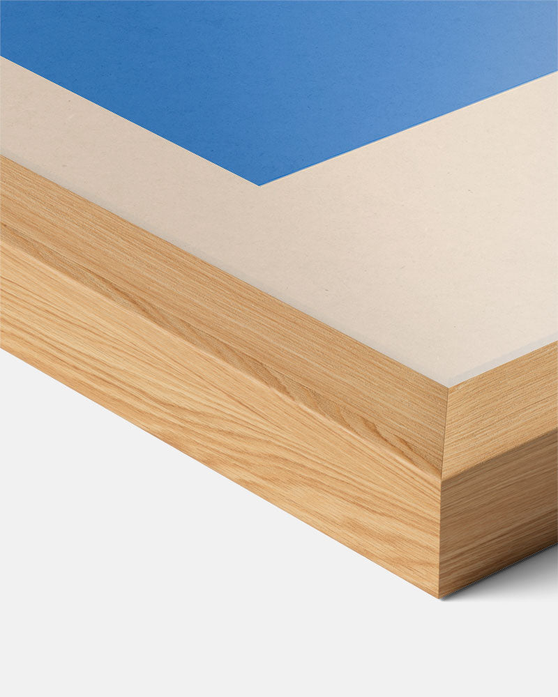 Moderne Bloemenlijn Poster-WallArtistic