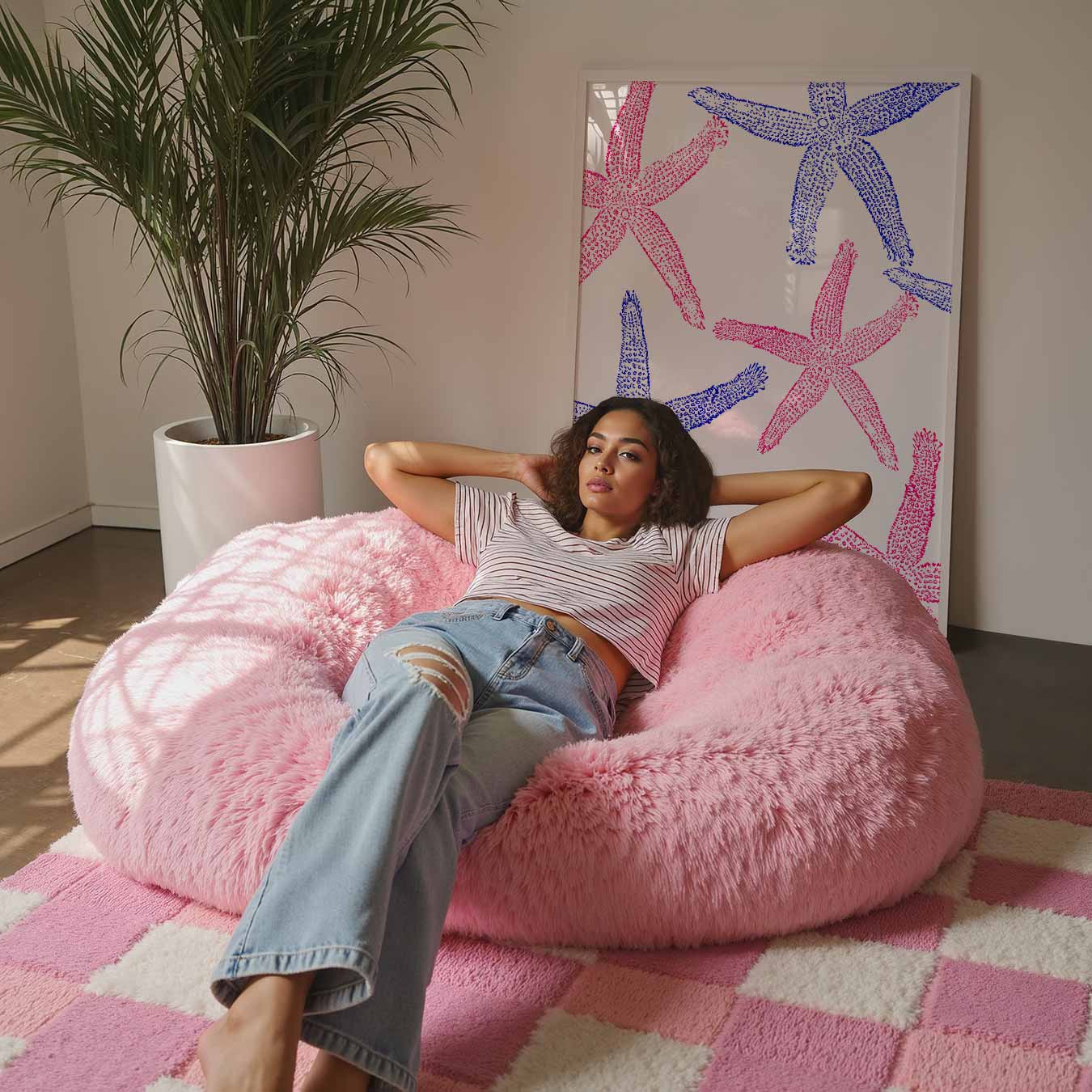 Vrolijke Zeesterren Poster-WallArtistic