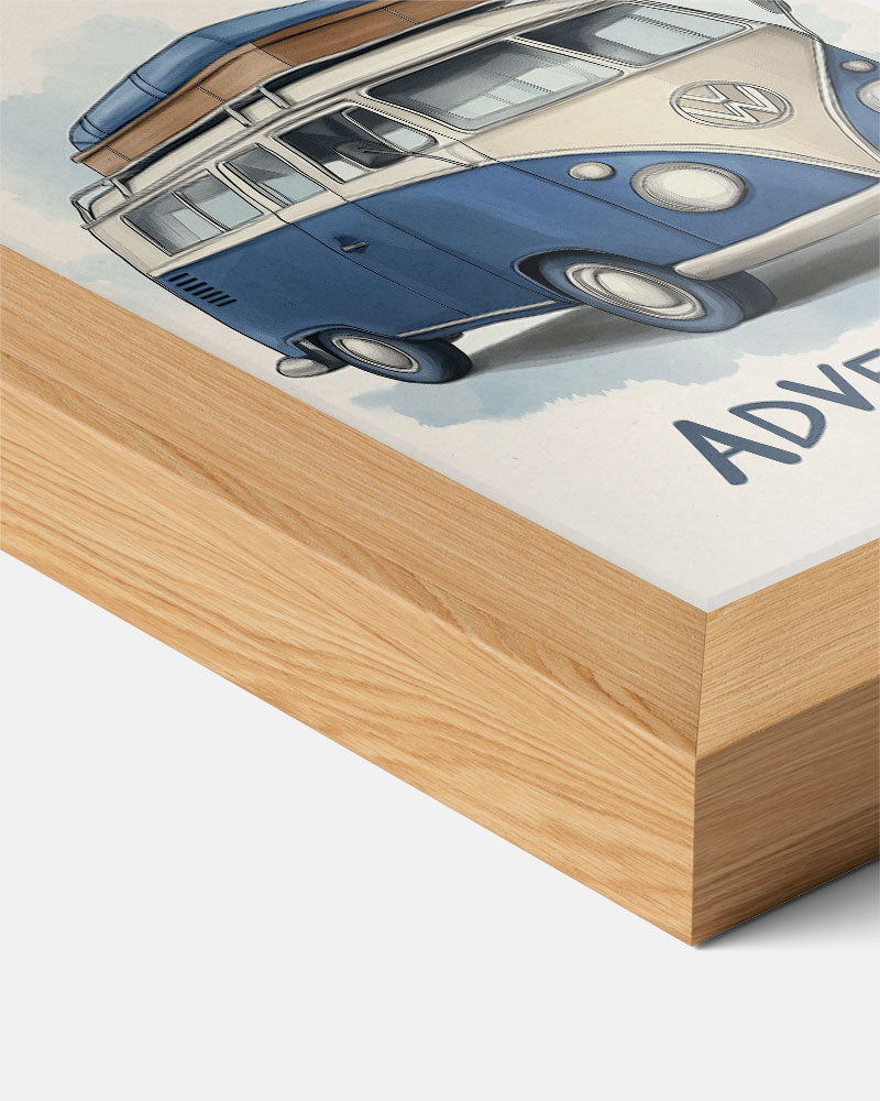 Retro Camper Avontuur Poster