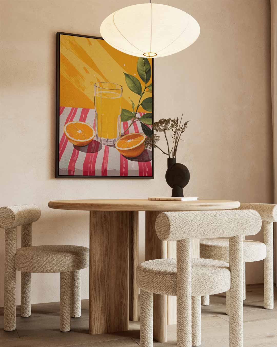 Verfrissende Citrus Zomer Kunstwerk-canvas-dibond-plexiglas-wanddecoratie-WallArtistic