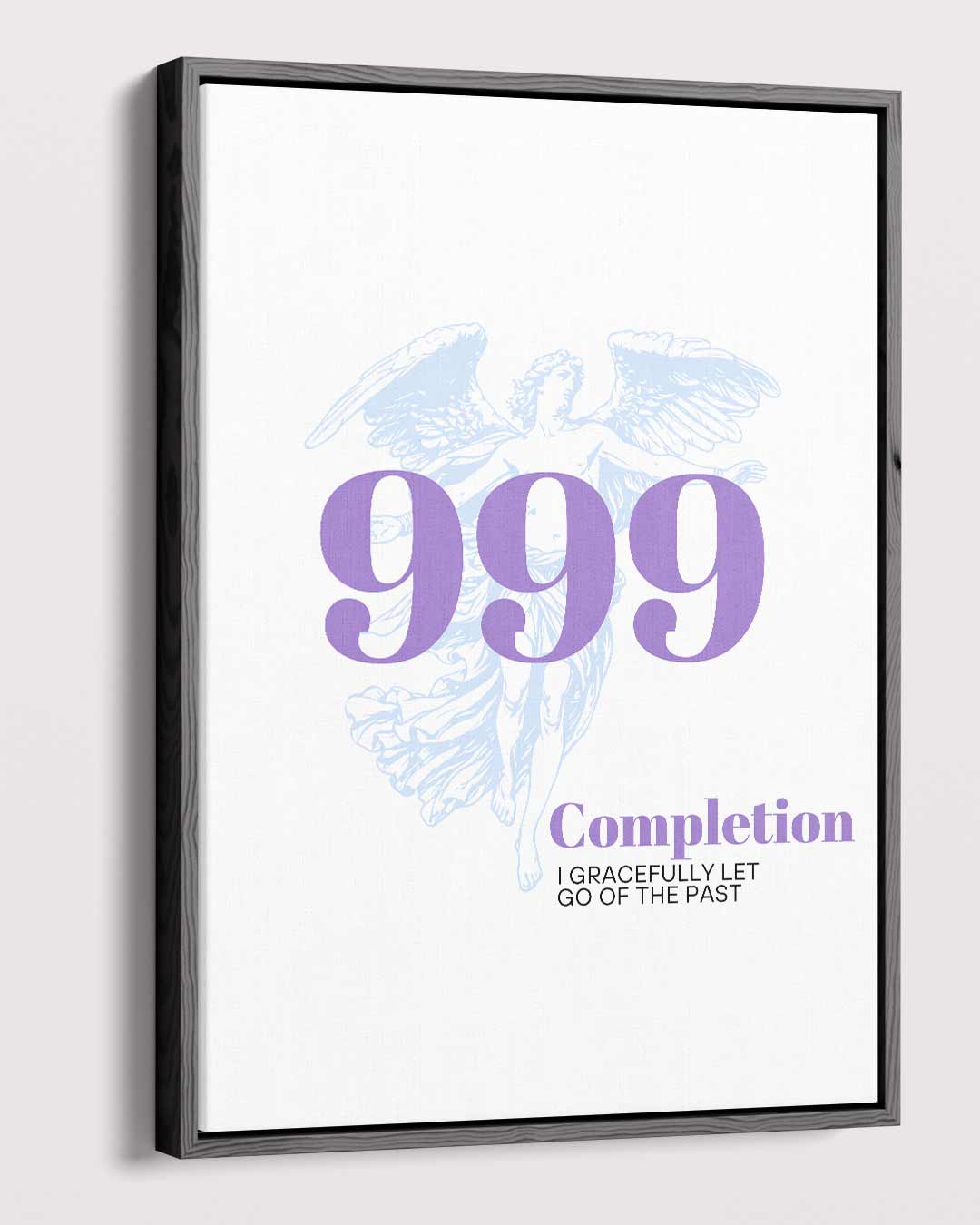 Engelengetal 999 Poster Kunstwerk-canvas-dibond-plexiglas-wanddecoratie-WallArtistic