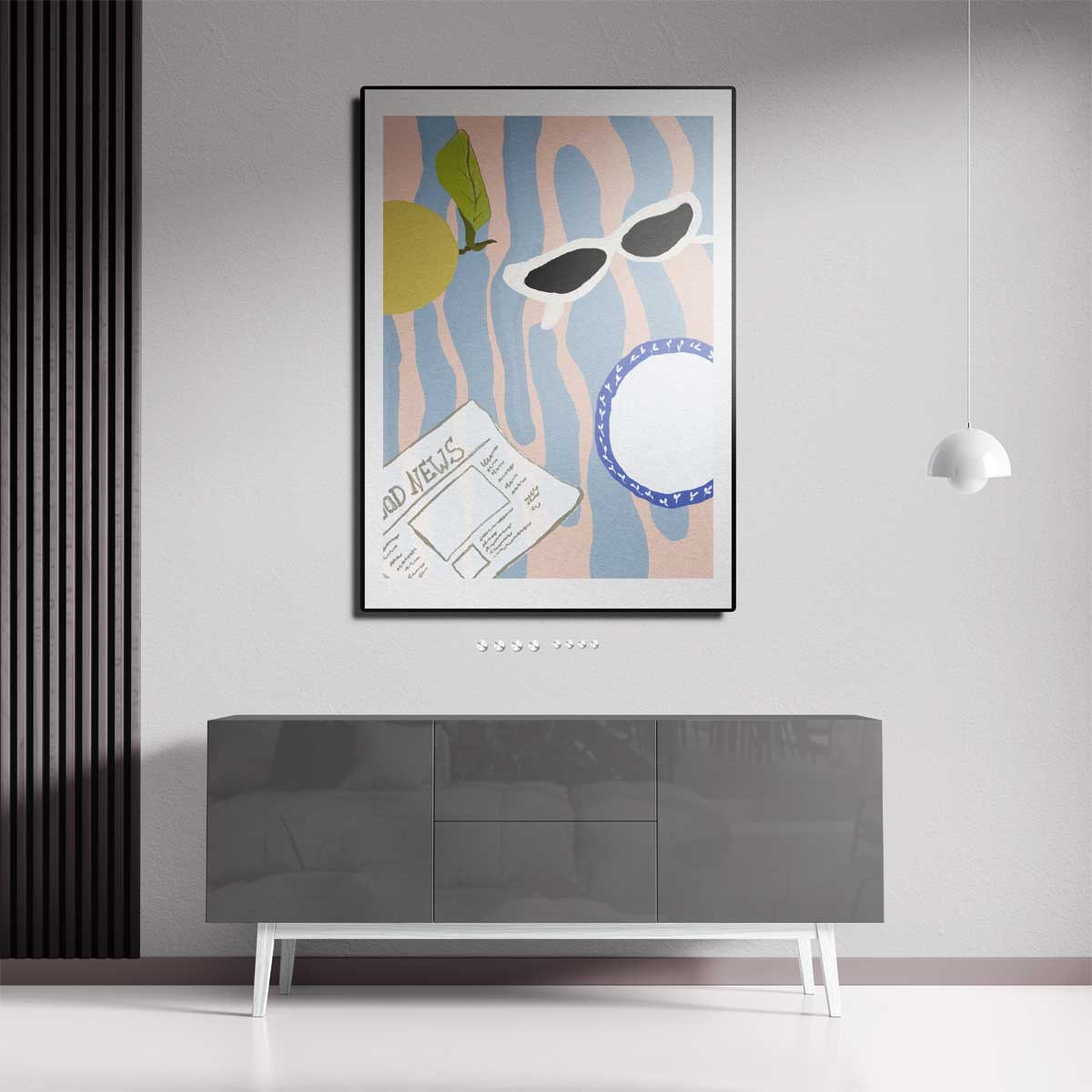 Zonnige Dag Invloeden Kunstwerk-canvas-dibond-plexiglas-wanddecoratie-WallArtistic