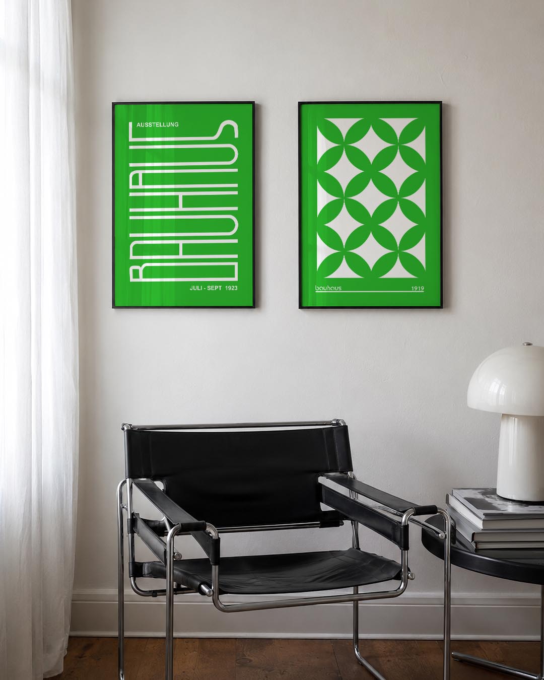 Lijnen en kleur Posterset