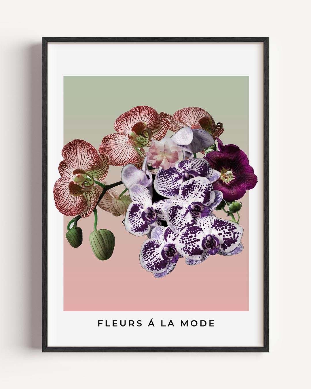 Bloemenpracht aan de Muur Poster-WallArtistic