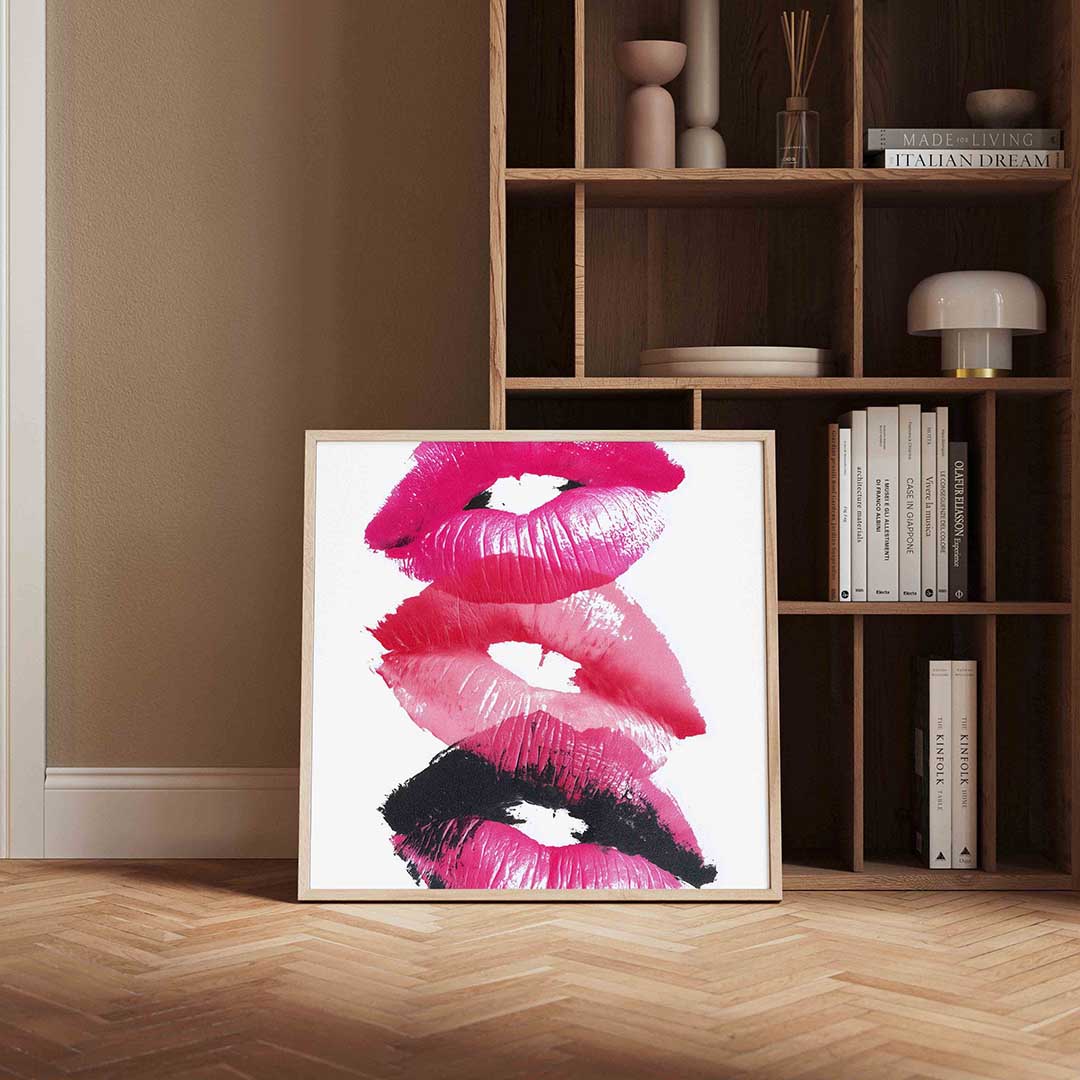 Lippenafdrukken Poster