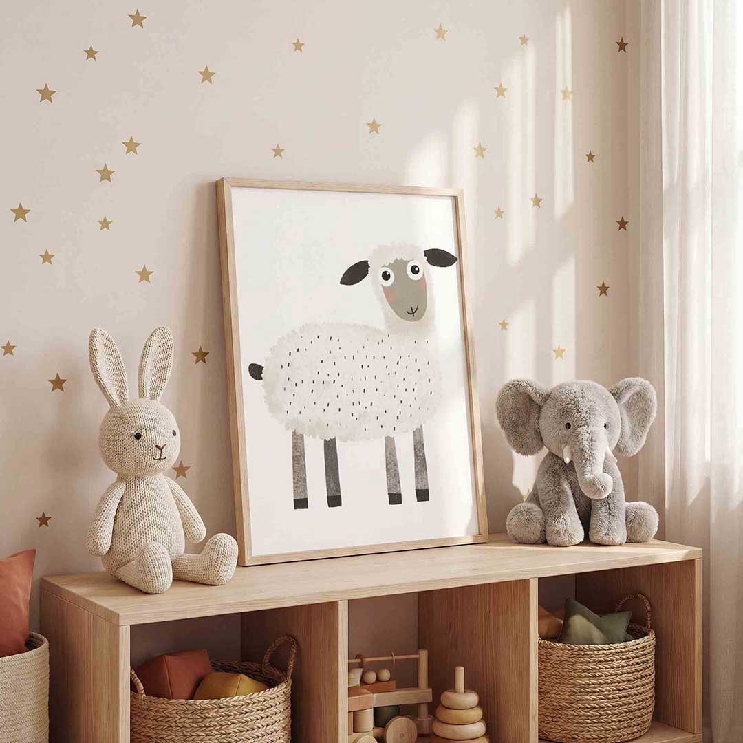 Schattig schaap Poster