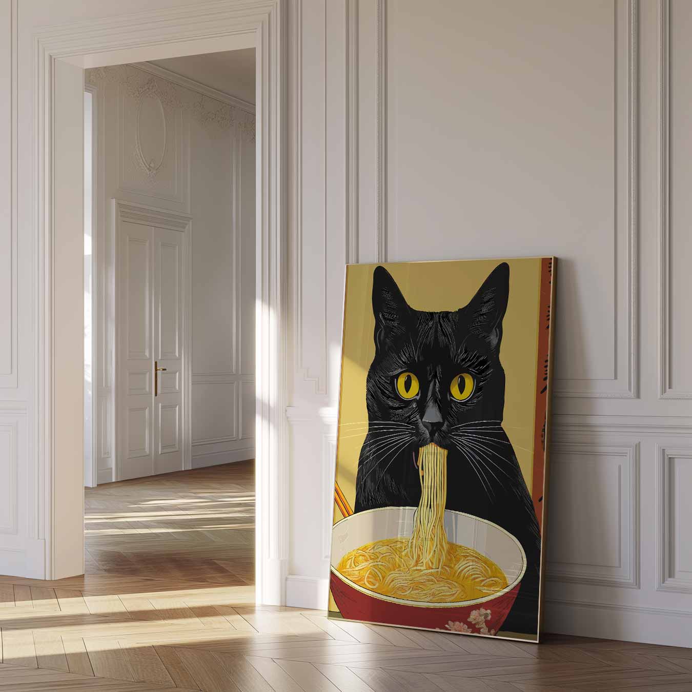 Kat met Noodles Poster