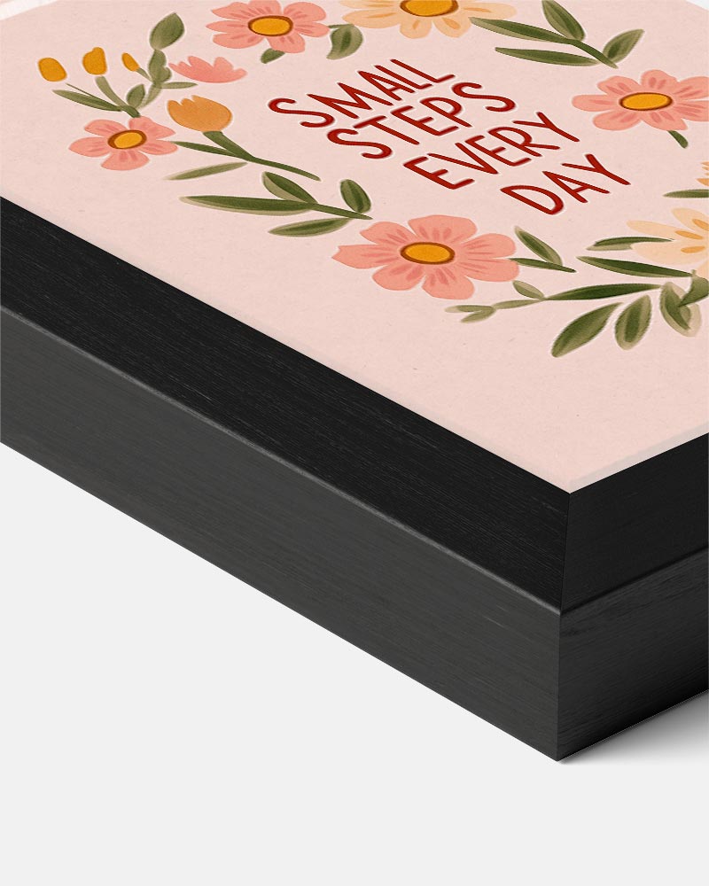 Motiverende Bloemen Poster-WallArtistic