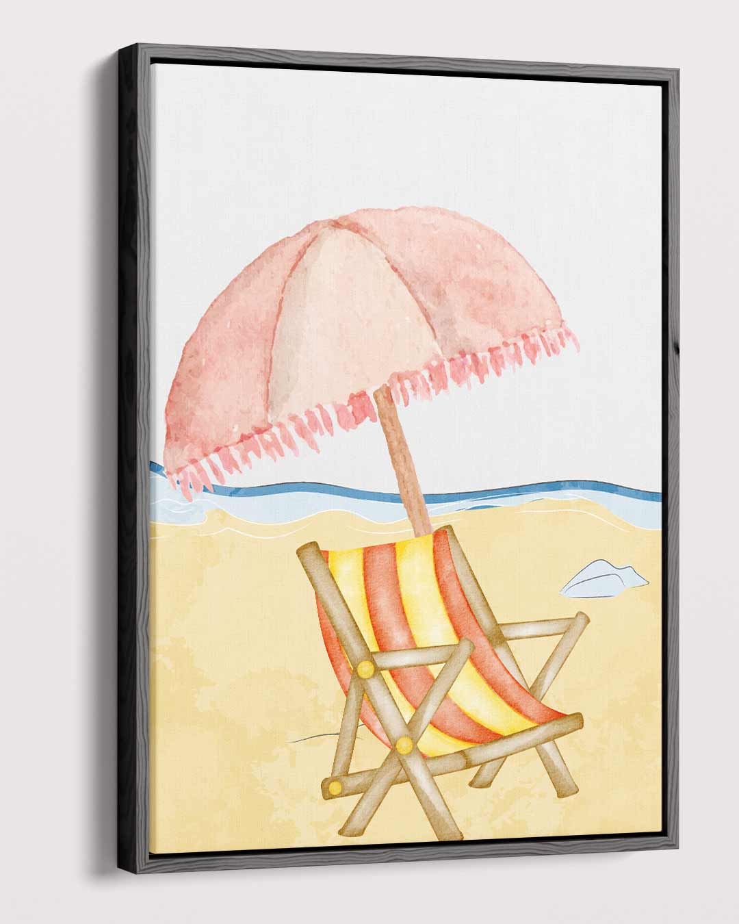 Zomerse Stranddag Kunstwerk-canvas-dibond-plexiglas-wanddecoratie-WallArtistic