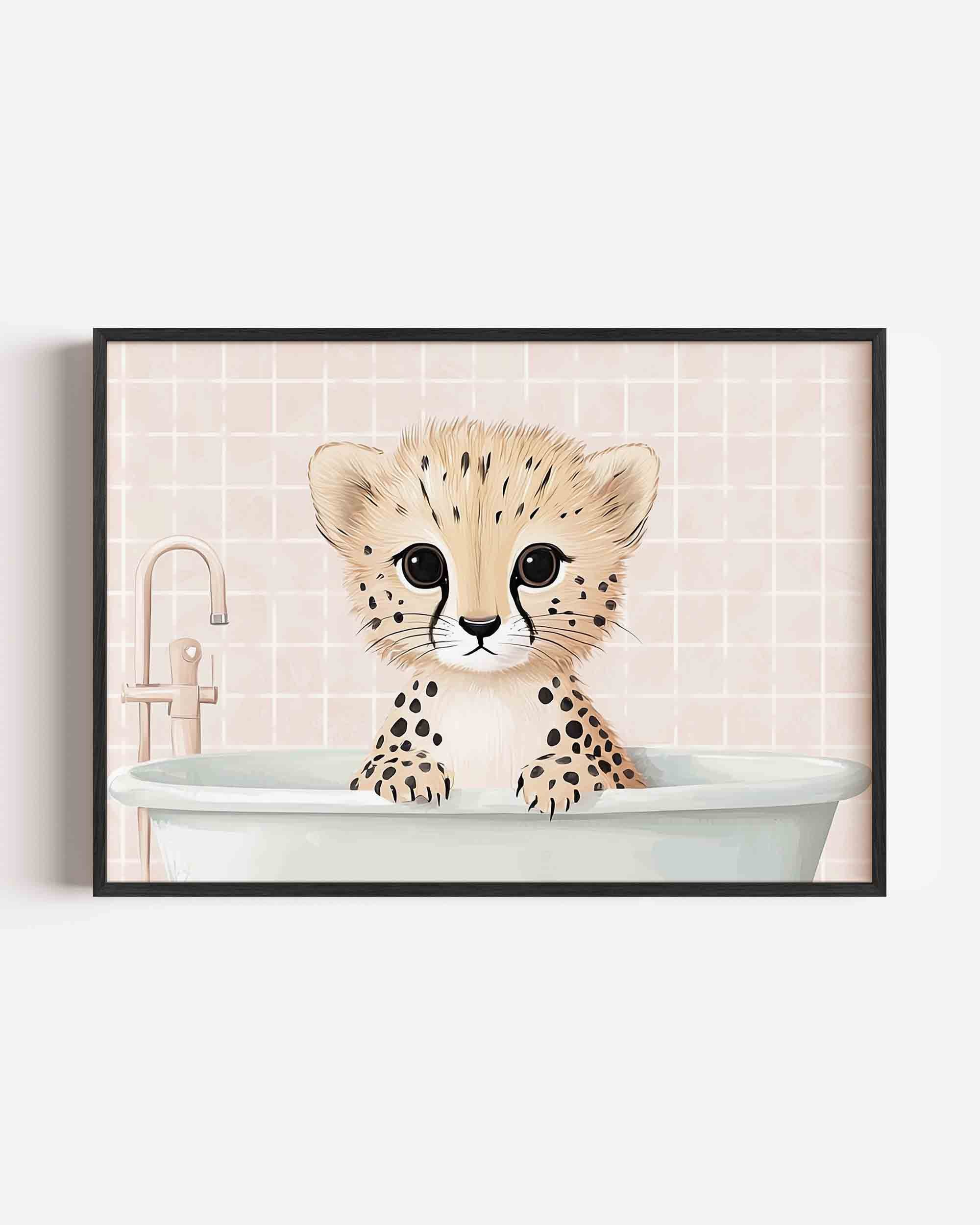 Cheetah in bad Poster