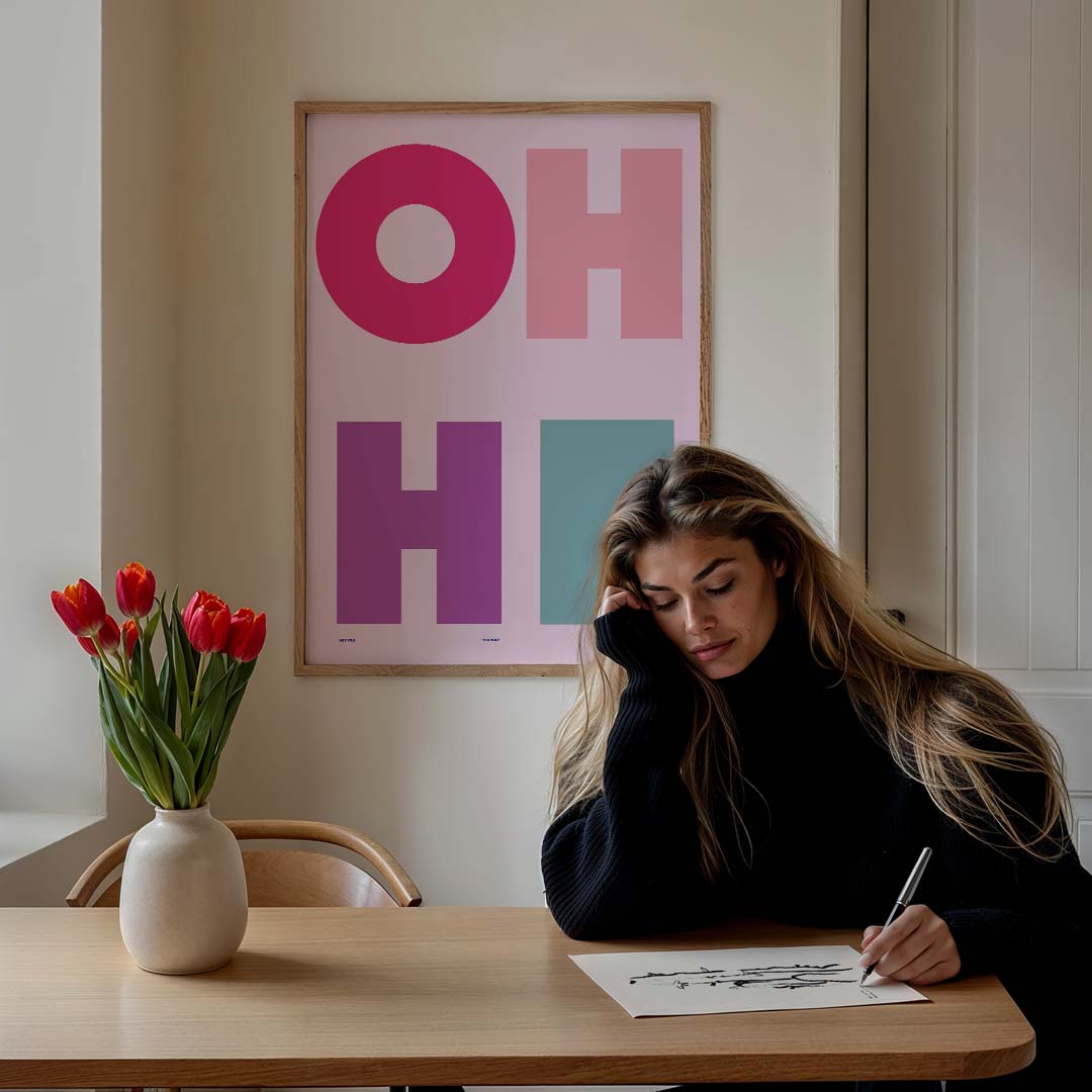 Kleurrijke Positiviteit Poster-WallArtistic