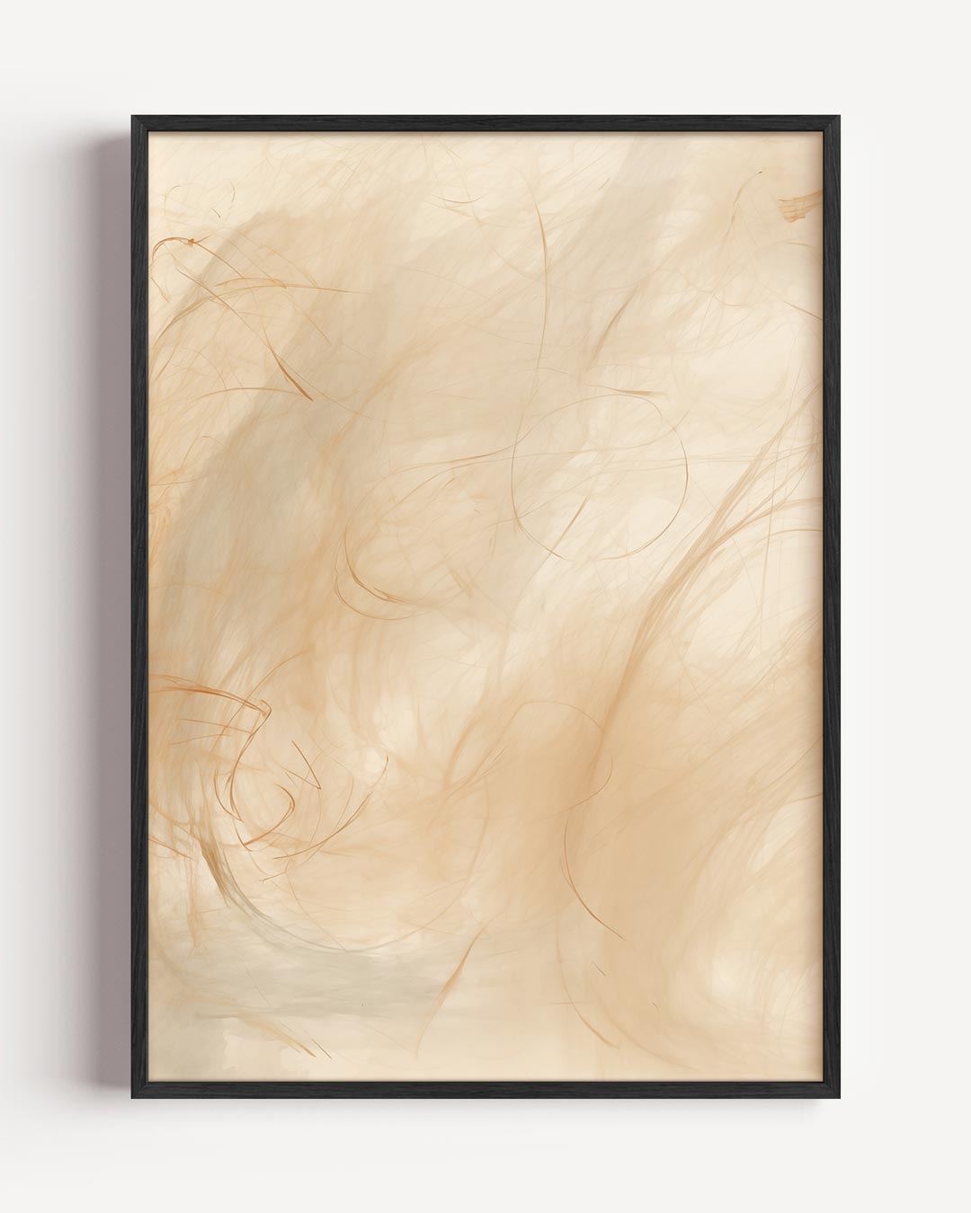 Rustgevende Beige Wandposter-WallArtistic