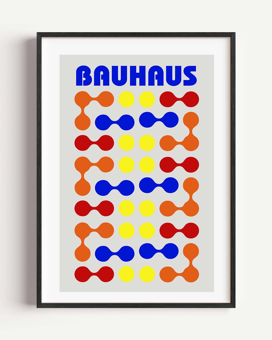 Bauhaus Geometrisch Patroon Poster-WallArtistic