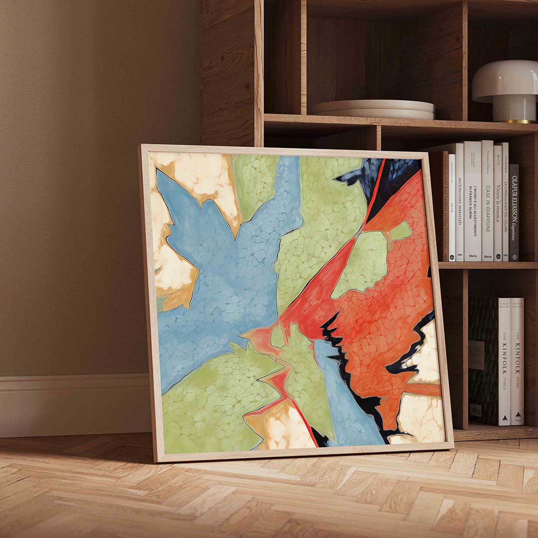 Abstracte vormen Poster
