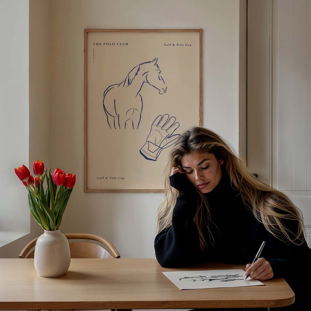 Stijlvolle Polo Club Poster-WallArtistic