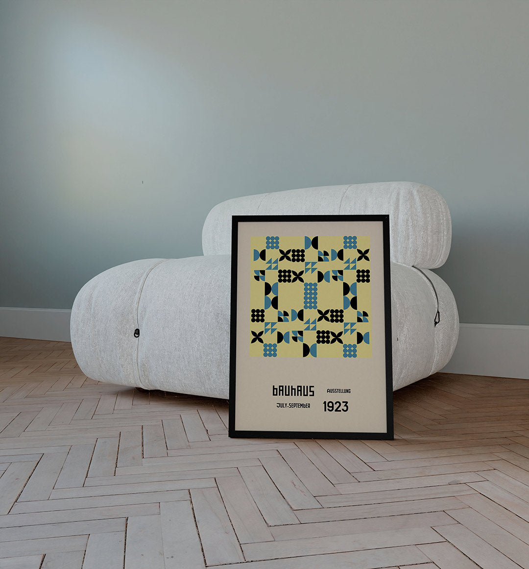 Vormritme en kleur Poster