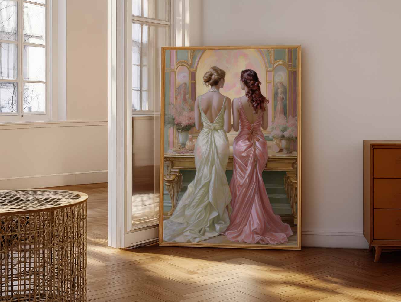 Elegante Avondjurken Poster