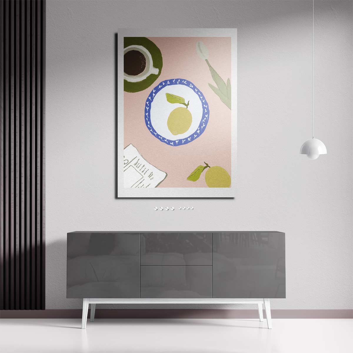 Vrolijk Ontbijt Kunstwerk-canvas-dibond-plexiglas-wanddecoratie-WallArtistic