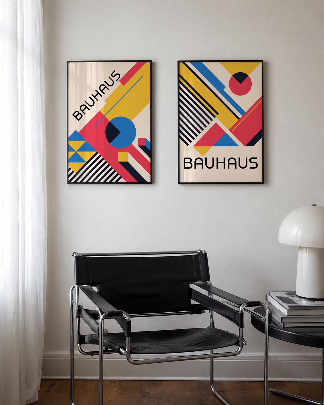 Kleurrijke vlakken Posterset