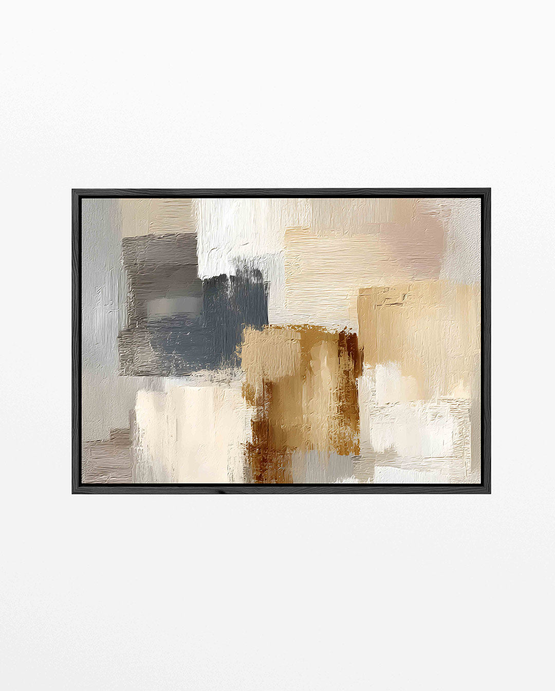 Gelaagde kleurvlakken Kunstwerk