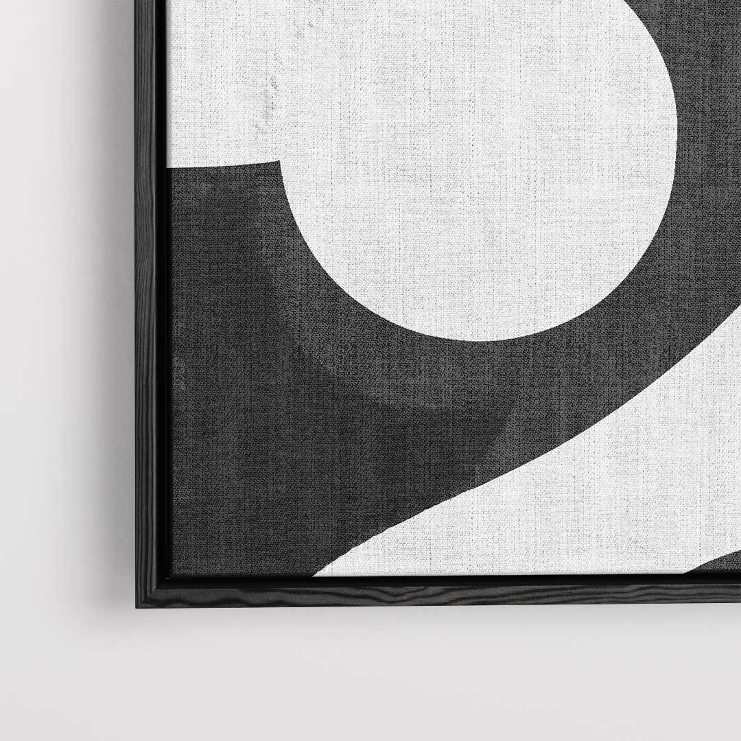 Abstracte Contrasten Kunstwerk-canvas-dibond-plexiglas-wanddecoratie-WallArtistic