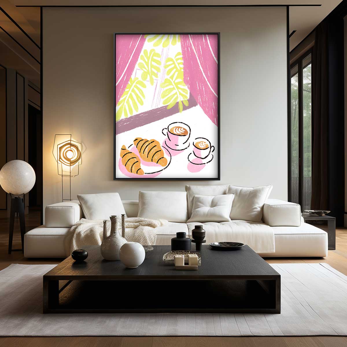 Ontluikend Ontbijt Kunstwerk-canvas-dibond-plexiglas-wanddecoratie-WallArtistic