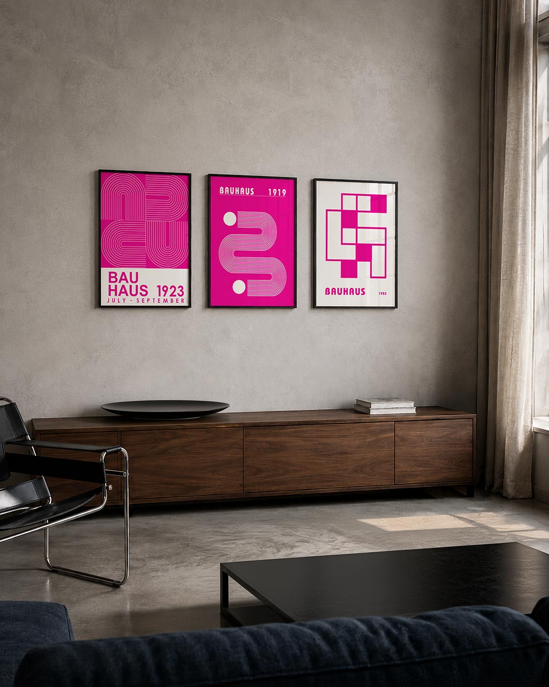 Lijnen en kleurvlakken Posterset
