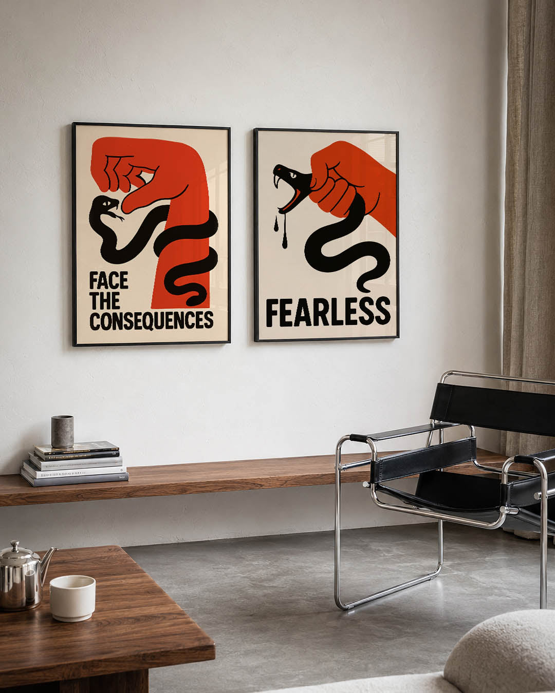 Dynamische vormkracht Posterset