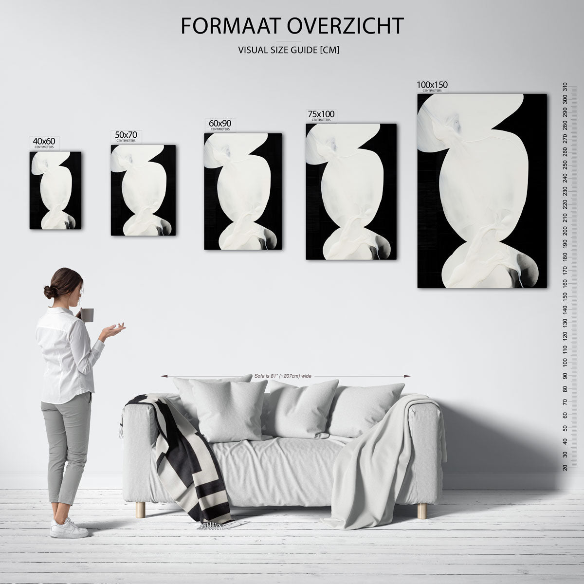 Organische vormen Kunstwerk