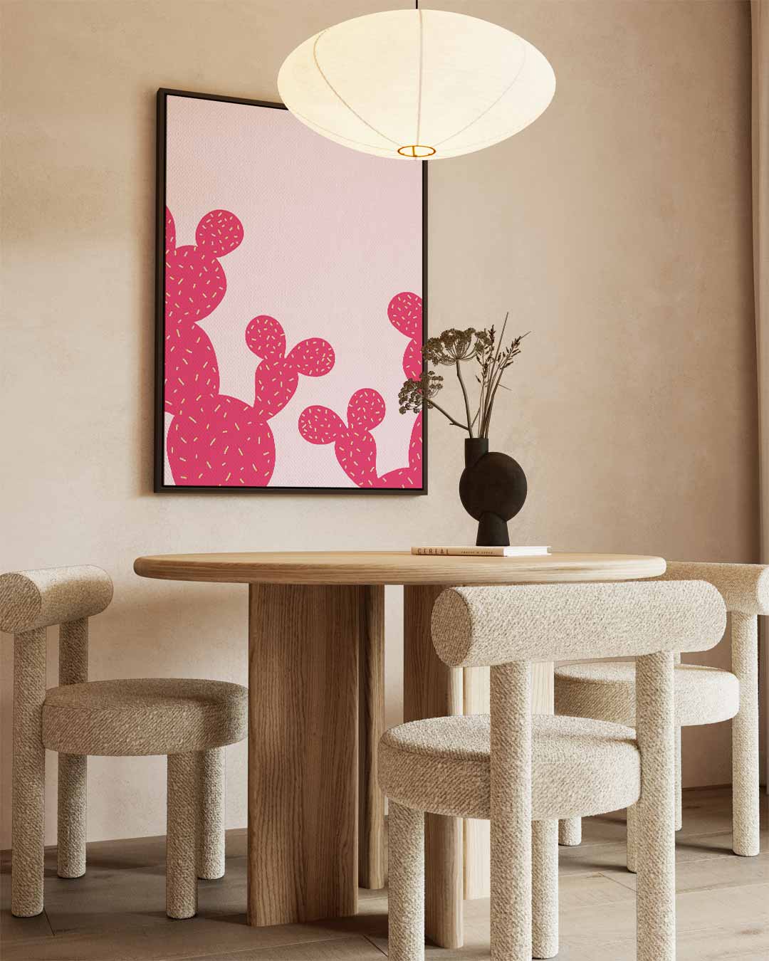 Cactus Pop Art Kunstwerk-canvas-dibond-plexiglas-wanddecoratie-WallArtistic