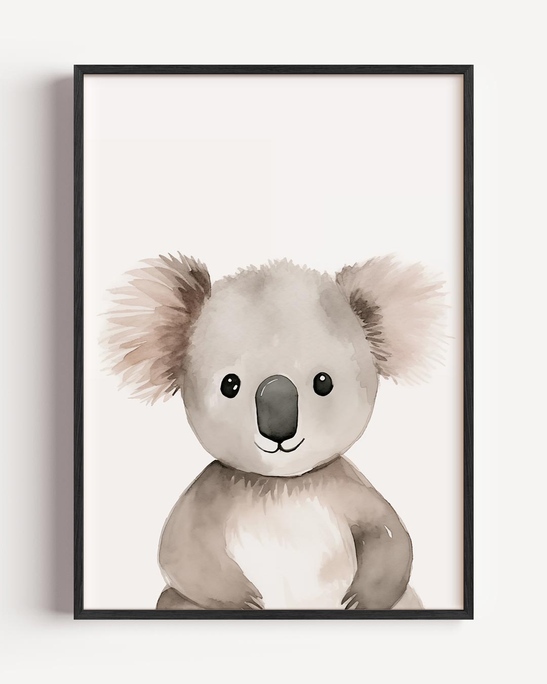 Schattige Koala Waterverf Poster-WallArtistic