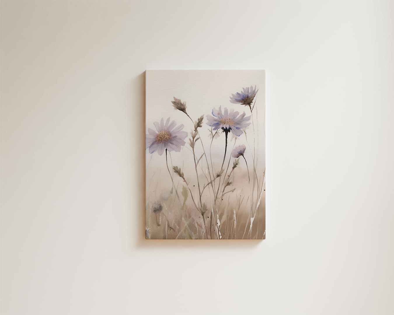 Zachte Bloemendroom Kunstwerk-canvas-dibond-plexiglas-wanddecoratie-WallArtistic