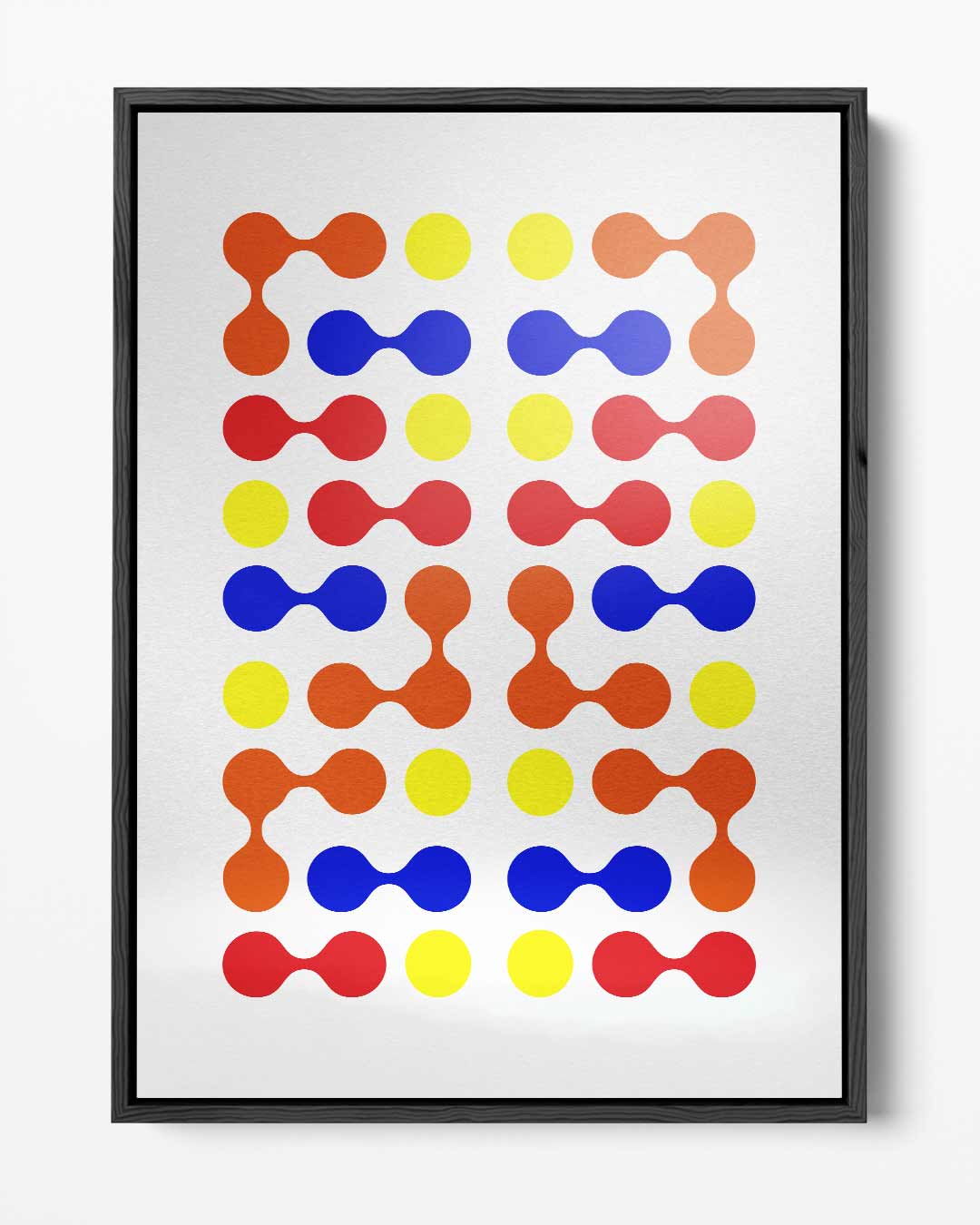 Kleurrijke Moleculen Kunstwerk