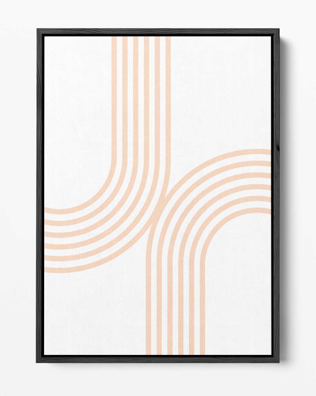 Retro Lijnenspel Kunstwerk-canvas-dibond-plexiglas-wanddecoratie-WallArtistic