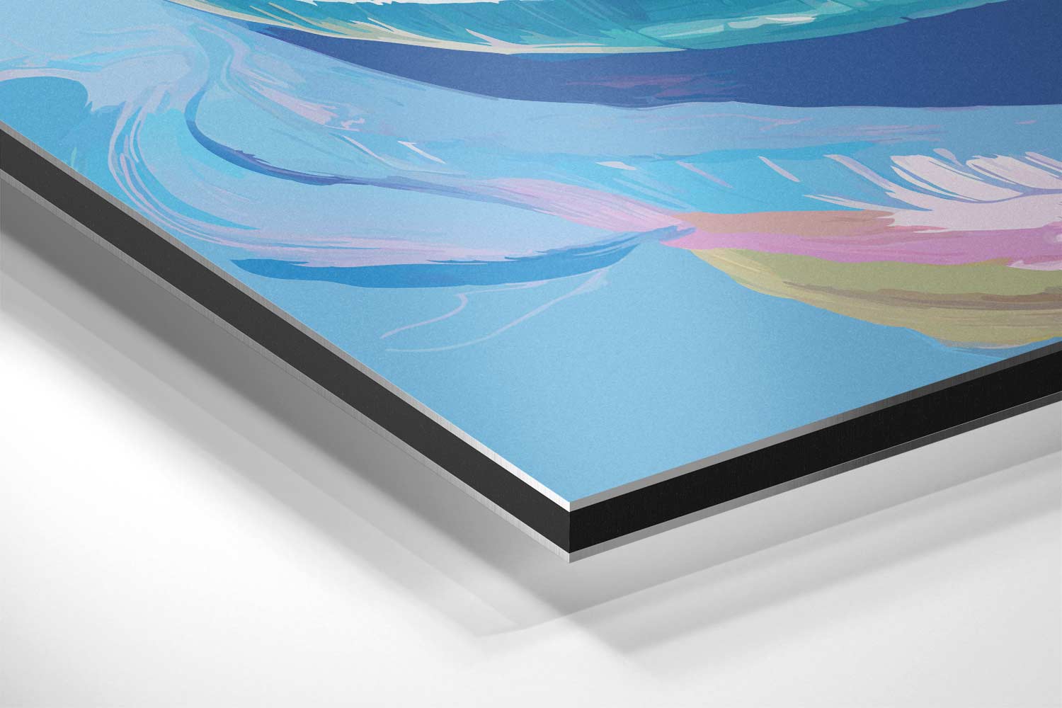 Zomerse Zwemband Stapel Kunstwerk-canvas-dibond-plexiglas-wanddecoratie-WallArtistic
